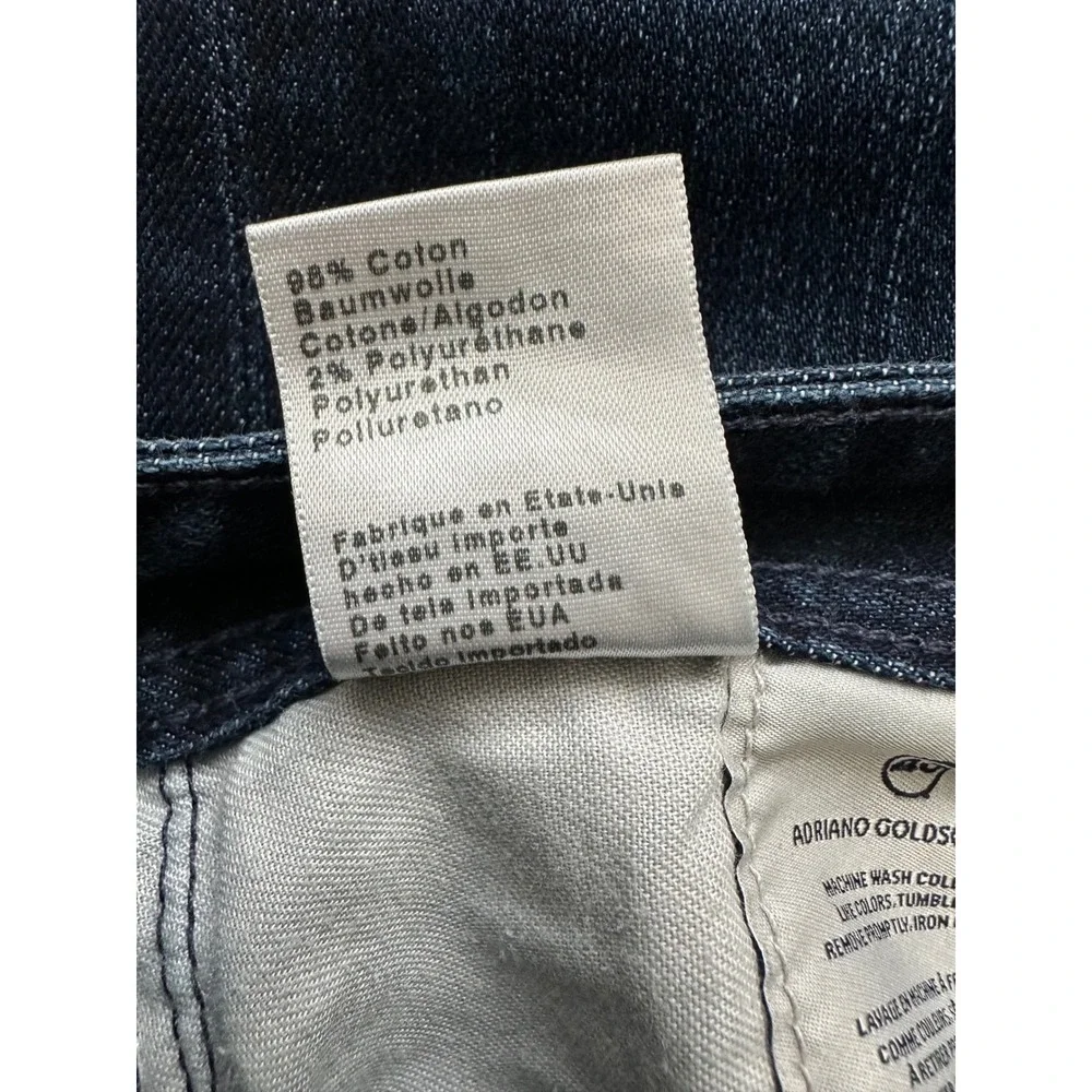 Minimalist AG Adriano Goldschmied Matchbox Slim Straight Jeans 29 Dark Indigo